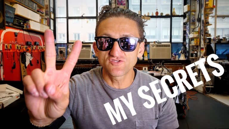 Casey Neistat explaining his secrets to success in a video