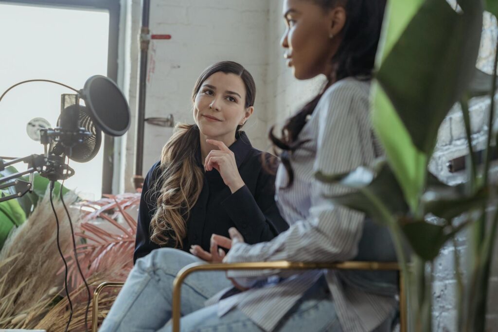 content creators working on building a relatable brand through content